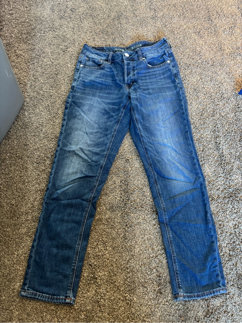 American Eagle Outfitters Straight-Leg Women's Jeans in Blue
